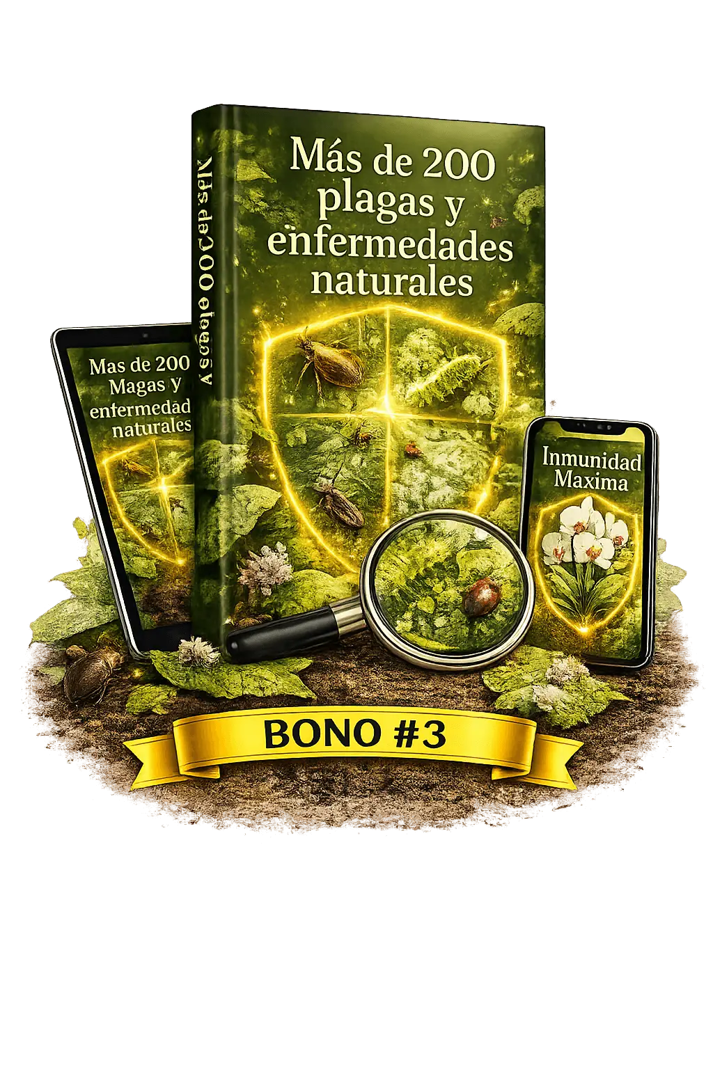 Bono 3 con más de 200 plagas y enfermedades naturales